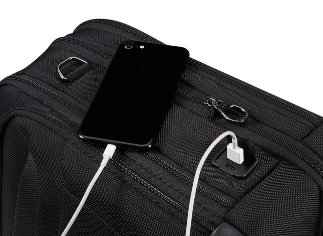 To innebygde USB-porter