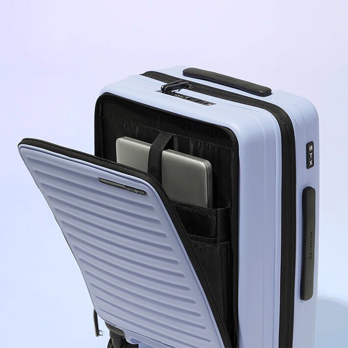 Håndbagasje med frontlomme