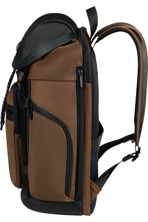 Samsonite Relyon Backpack M 15.6'' with flap  Brun