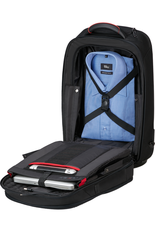 Samsonite Pro-DLX 6 Laptop Backpack with Wheels  17.3inch Svart Samsonite Pro-DLX 6 Laptop Backpack with Wheels  17.3inch Svart