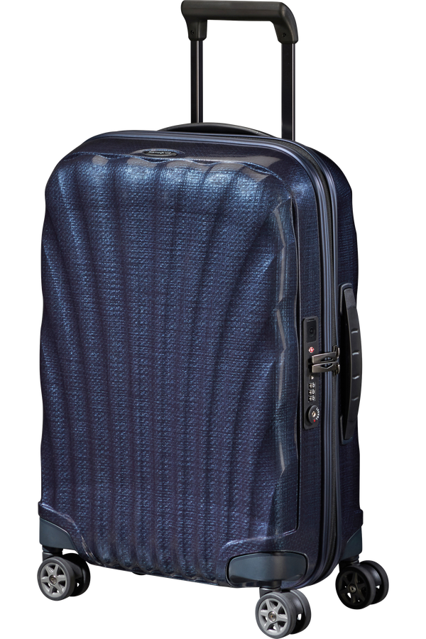 Samsonite C-Lite Spinner Expandable 55cm  Midnattsblå