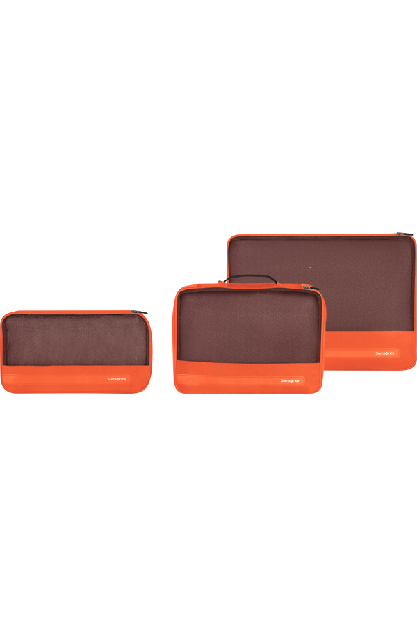 Samsonite Ta Revolution Set of 3 Packing Cubes  Oransje