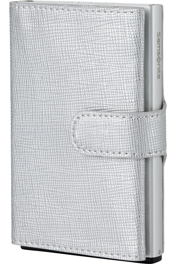 Samsonite Alu Fit 202 - Slide-up Wallet  Sølv