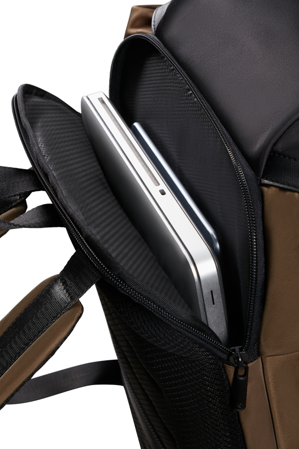 Samsonite Relyon Backpack M 15.6'' with flap  Brun