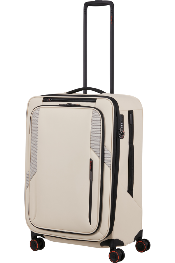 Glazed Utvidbar koffert med 4 hjul 67cm | Samsonite Glazed Spinner Expandable 67cm  Sandstein