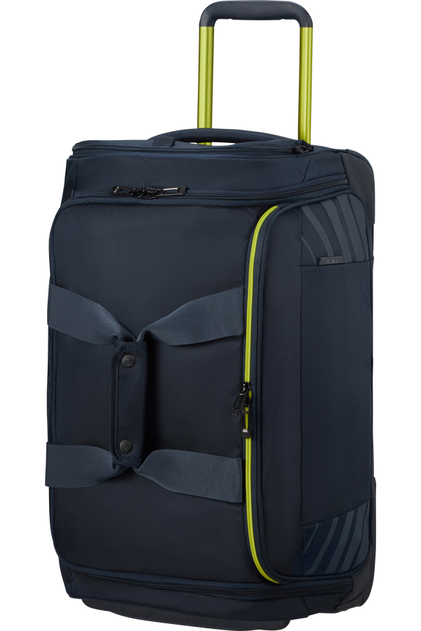 Samsonite Respark Duffle with wheels 55cm  Midnight Blue/Lime