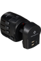Samsonite Travel Accessories World Adaptor Pro 3-P+USB Svart