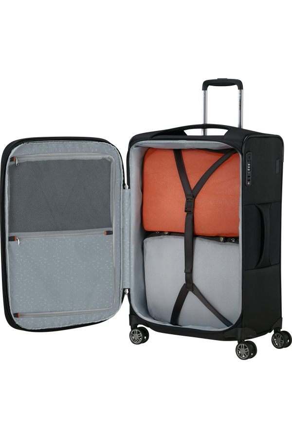 Samsonite Re-Lite Spinner Expandable 67cm  Svart