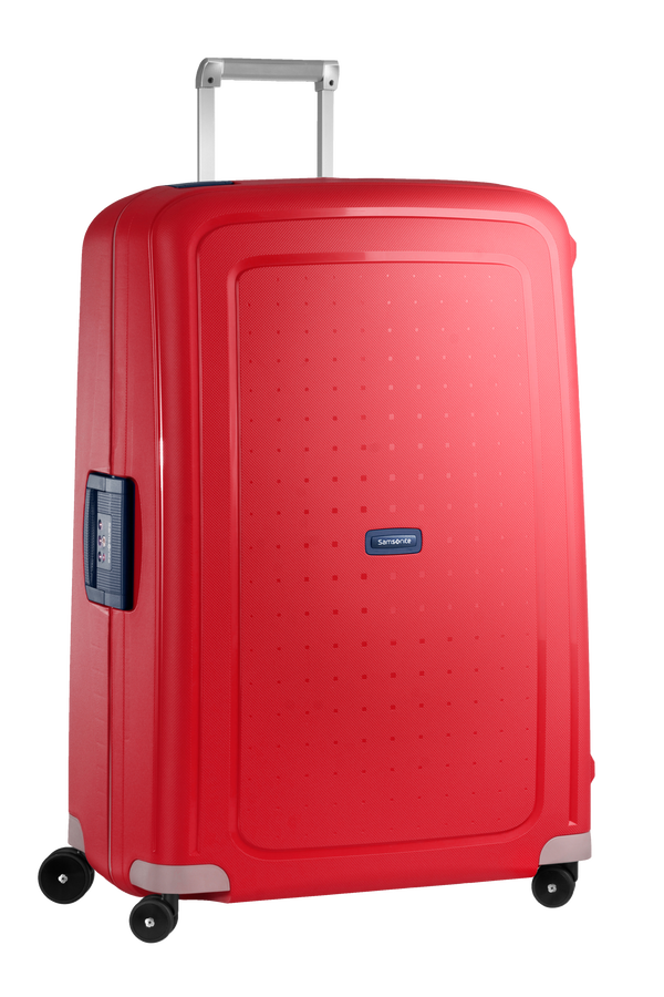 Samsonite S'Cure Spinner 81cm Crimson Red/Dark Blue Samsonite S'Cure Spinner 81cm Crimson Red/Dark Blue