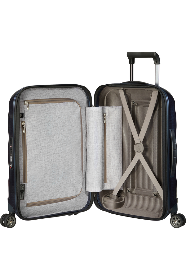 Samsonite C-Lite Spinner Expandable 55cm  Midnattsblå