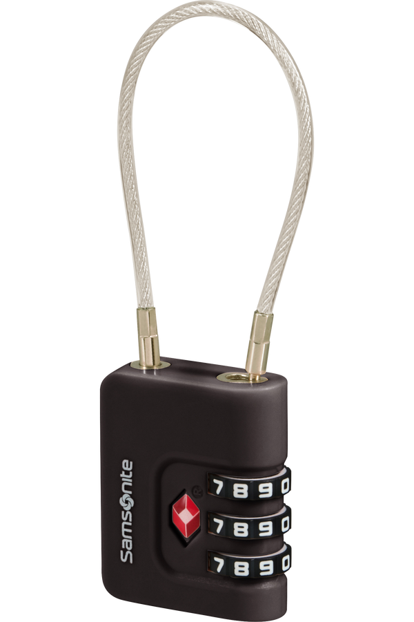 Samsonite Ta Revolution Cablelock 3 dial TSA  Svart
