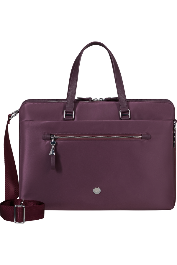 Samsonite Karissa Evo Slim Bailhandle 15.6'  Burgunder