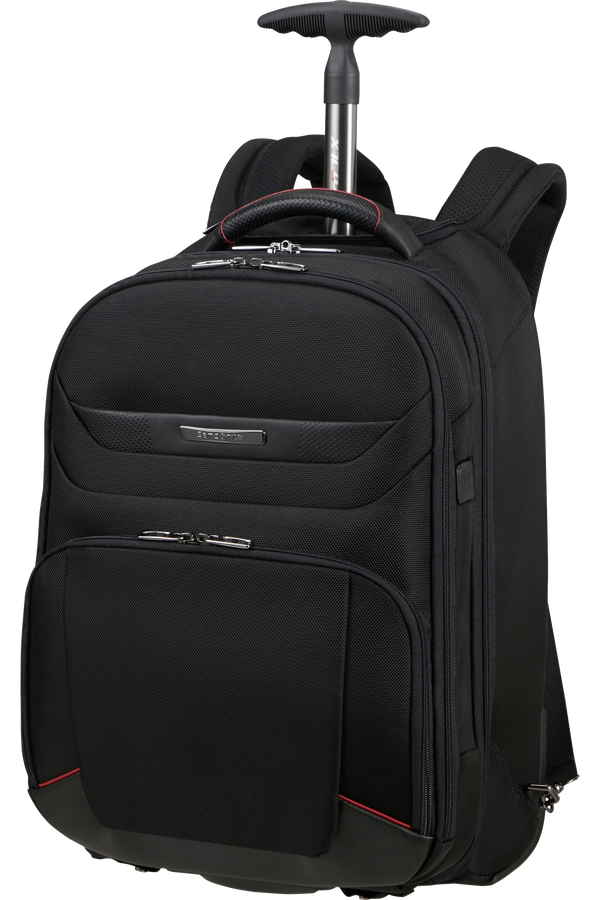 Samsonite Pro-DLX 6 Laptop Backpack with Wheels  17.3inch Svart