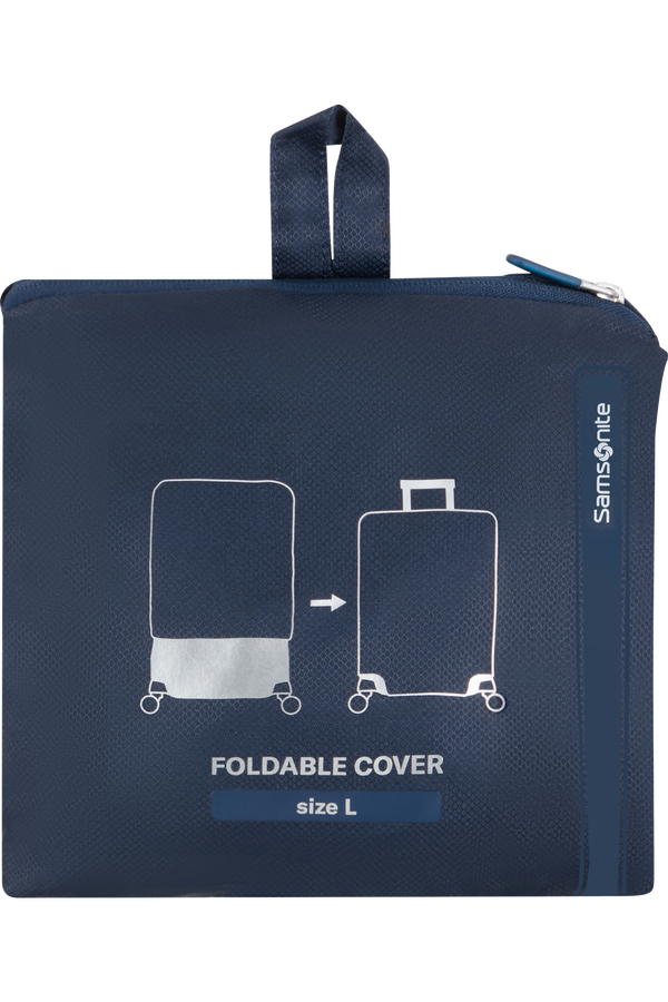 Samsonite Ta Revolution Foldable Luggage Cover L  Midnattsbl&aring;