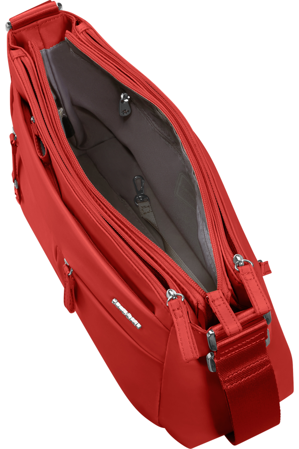 Samsonite Move 5.0 Horiz. Shoulder Bag + Flap  Korallrød