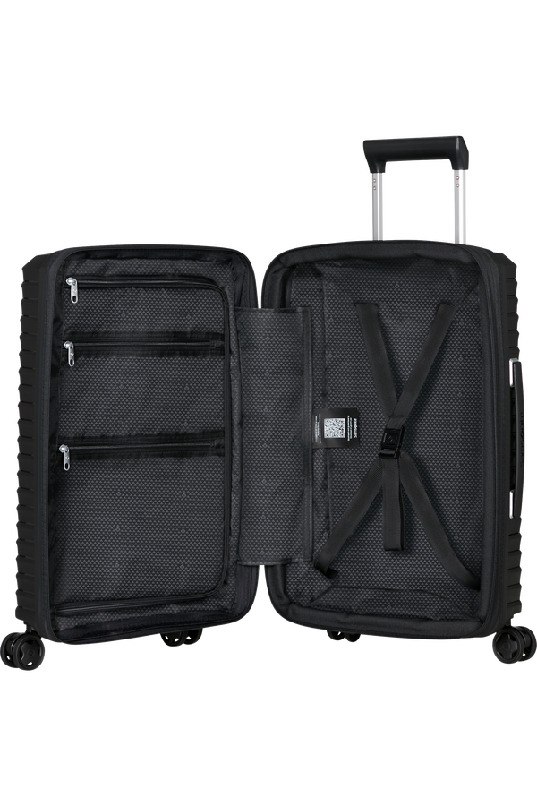 Samsonite Upscape Spinner Expandable Length 35cm 55cm  Svart