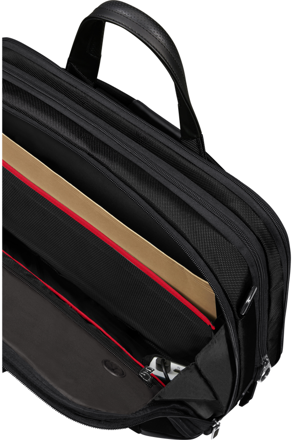 Samsonite Pro-Dlx 6 Bailhandle Expandable 15.6'  Svart