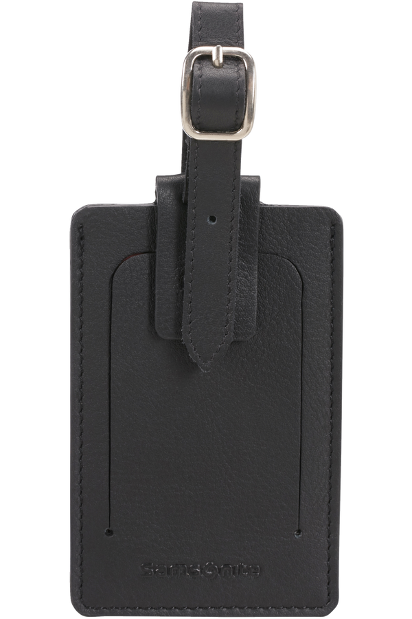 Samsonite Global Ta ID Leather Luggage Tag Svart Samsonite Global Ta ID Leather Luggage Tag Svart