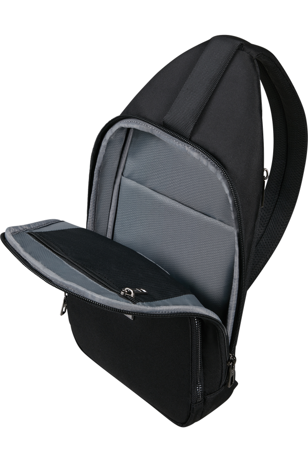 Samsonite Sacksquare Sling Bag M  Svart Samsonite Sacksquare Sling Bag M  Svart