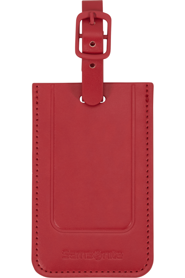 Samsonite Ta Revolution Rectangle Luggage Tag x2  Rød