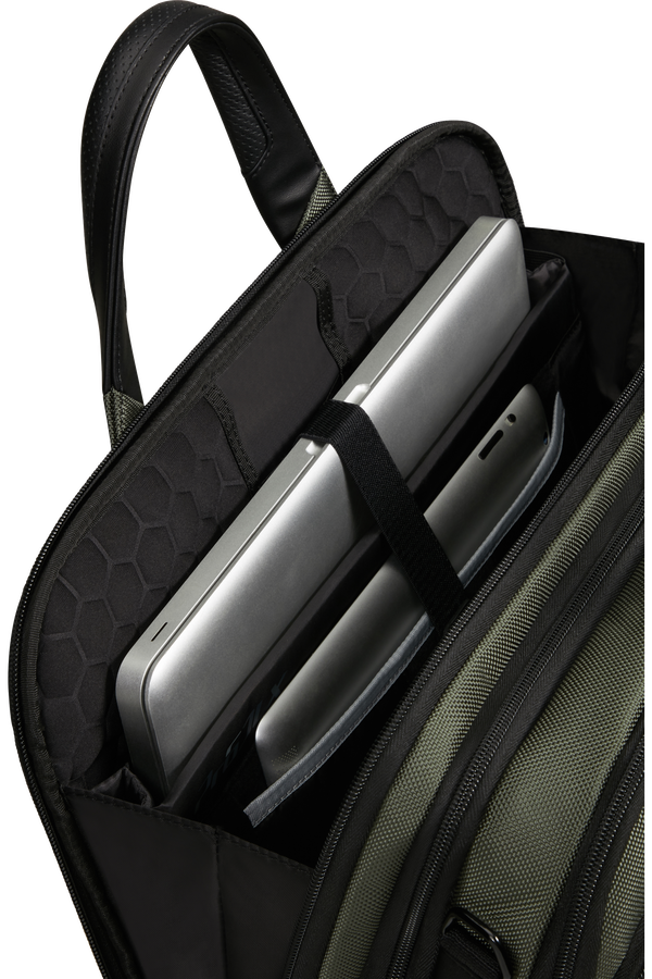 Samsonite Pro-Dlx 6 Bailhandle Expandable 15.6'  Grønn