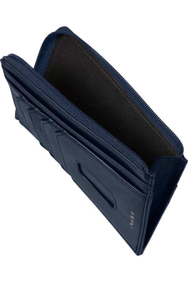 Samsonite Pro-Dlx 6 Slg 727-ALL IN ONE WALLET ZIP  Night Blue