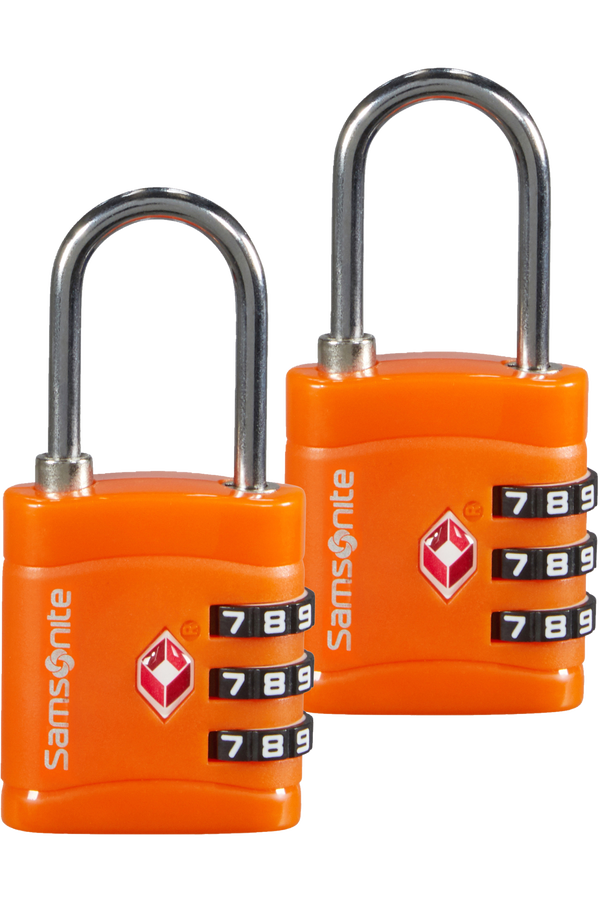 Samsonite Global Ta Combilock 3 dial TSA x2 Oransje Samsonite Global Ta Combilock 3 dial TSA x2 Oransje