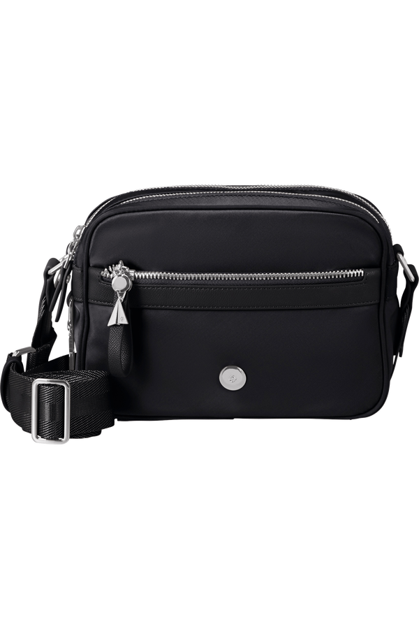 Samsonite Karissa Evo Shoulder Bag 2 Comp  Svart