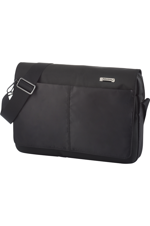 Samsonite Hip-Tech 2 Messenger 12.9'+Flap  Svart