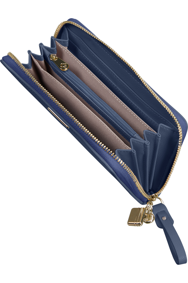 Samsonite Karissa 2.0 Slg 319 - L Zip Around L  Midnattsbl&aring;