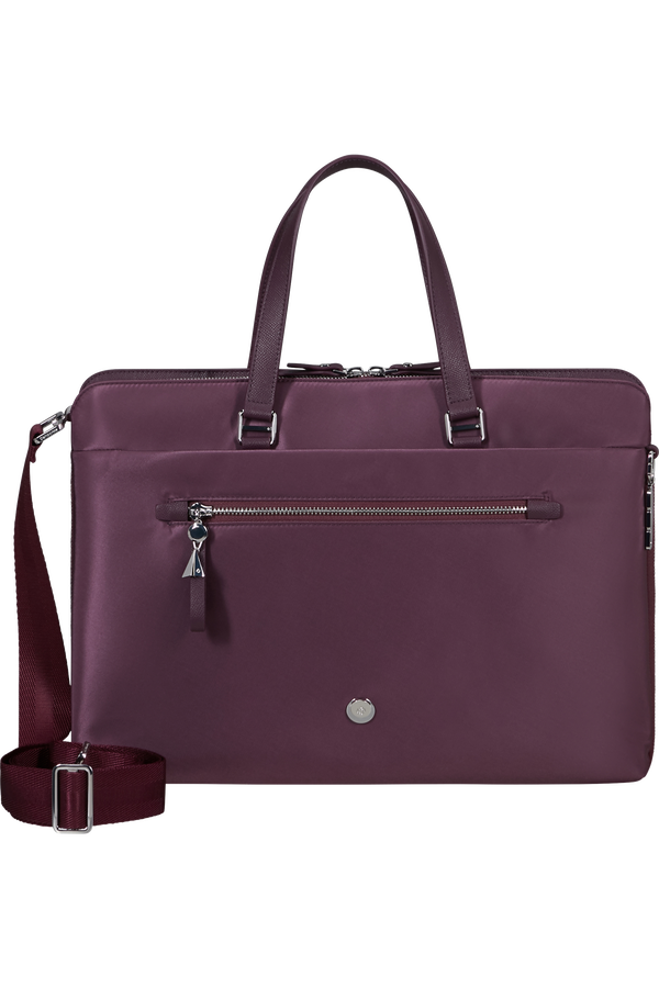 Samsonite Karissa Evo Slim Bailhandle 15.6'  Burgunder