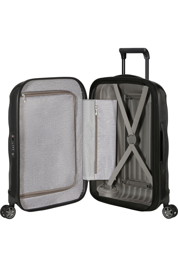 Samsonite C-Lite Spinner Expandable 55cm  Svart
