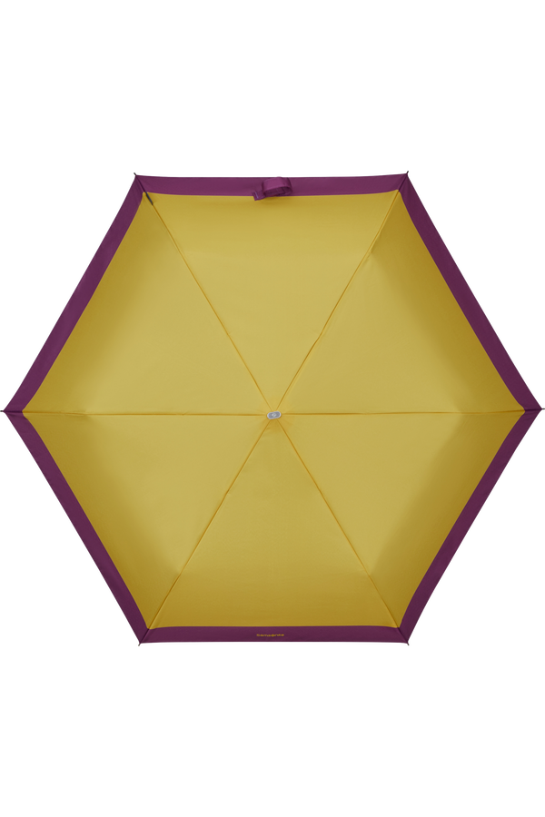 Samsonite Alu Drop S 3 Sect. Manual Flat  Yellow/Purple