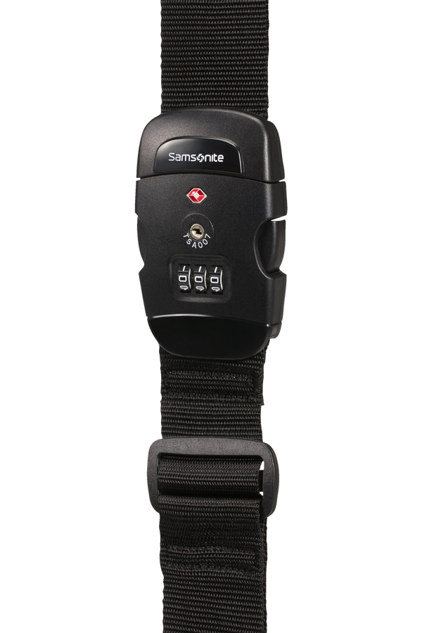 Samsonite Global Ta Luggage Strap/TSA Lock Svart