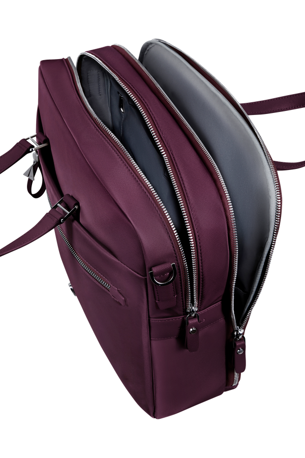 Samsonite Karissa Evo Bailhandle 15.6' 2 Comp  Burgunder Samsonite Karissa Evo Bailhandle 15.6' 2 Comp  Burgunder