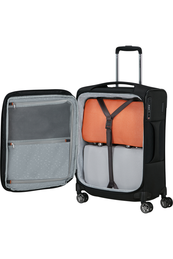 Samsonite Re-Lite Spinner Expandable 55cm  Svart