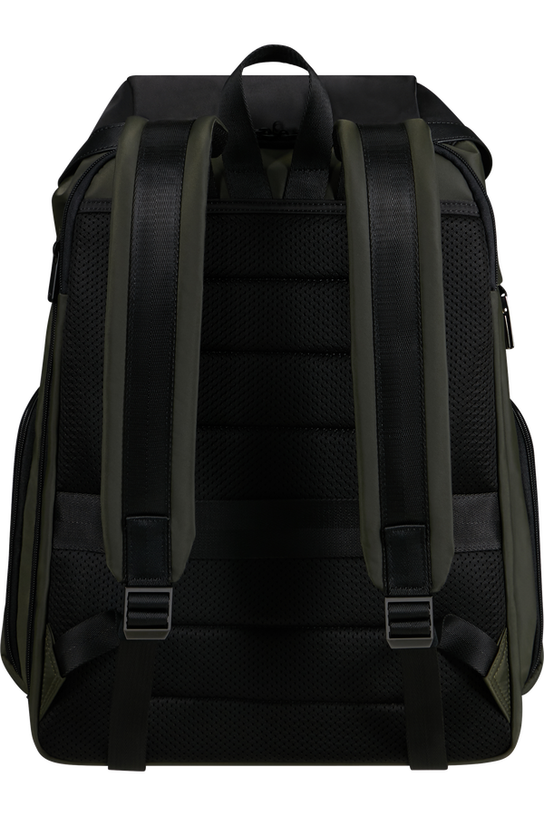 Samsonite Relyon Backpack M 15.6'' with flap  Gr&oslash;nn