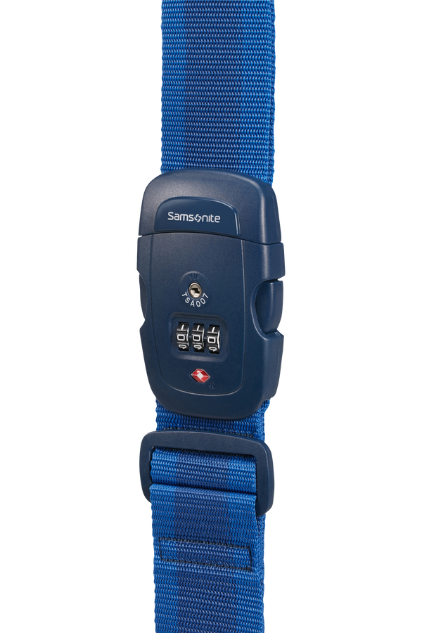 Samsonite Global Ta Luggage Strap/TSA Lock Midnattsblå