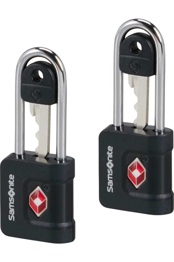 Samsonite Ta Revolution Key Lock TSA x2  Svart Samsonite Ta Revolution Key Lock TSA x2  Svart