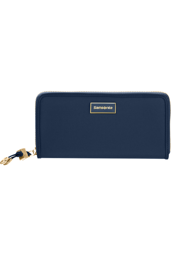 Samsonite Karissa Slg Wallet ZIP Around L  Mørk marine