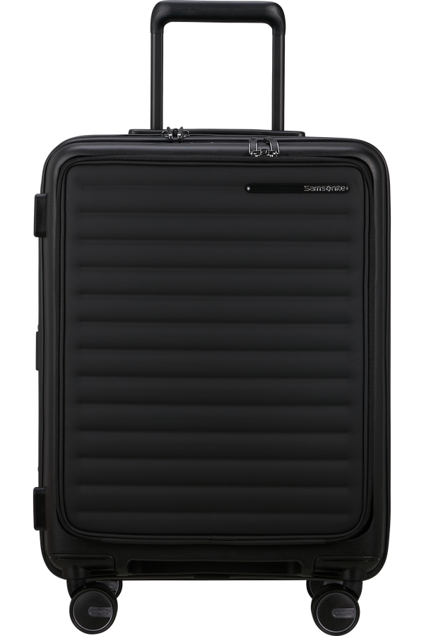 Samsonite Restackd Spinner Expandable Easy Access 55cm  Svart