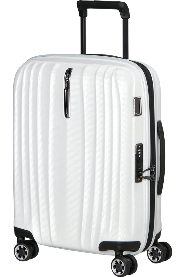 Samsonite Nexis Spinner Expandable Length 40cm 55cm  Cotton White