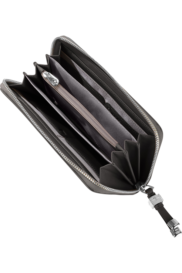 Samsonite Karissa Slg Wallet ZIP Around L  Svart