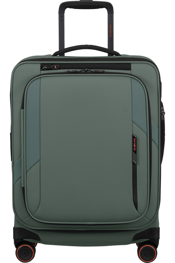 Samsonite Glazed Spinner Expandable 55cm  Salviegr&oslash;nn