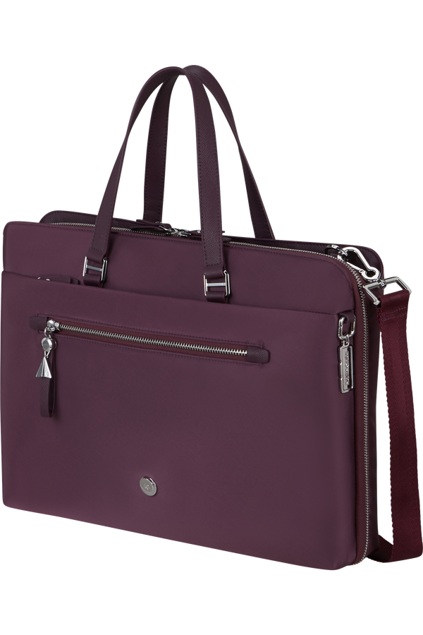 Samsonite Karissa Evo Slim Bailhandle 15.6'  Burgunder
