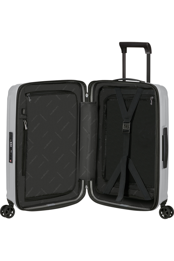 Samsonite Nuon Spinner Expandable 55cm  Matt s&oslash;lv