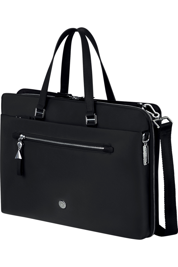 Samsonite Karissa Evo Slim Bailhandle 15.6'  Svart