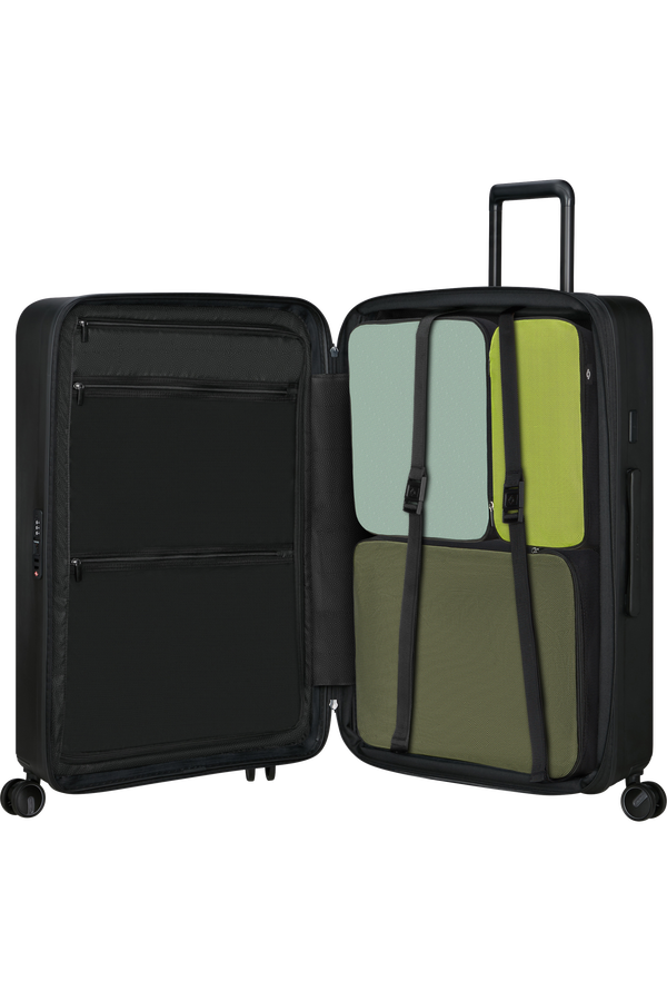 Samsonite Restackd Spinner Expandable 75cm  Svart