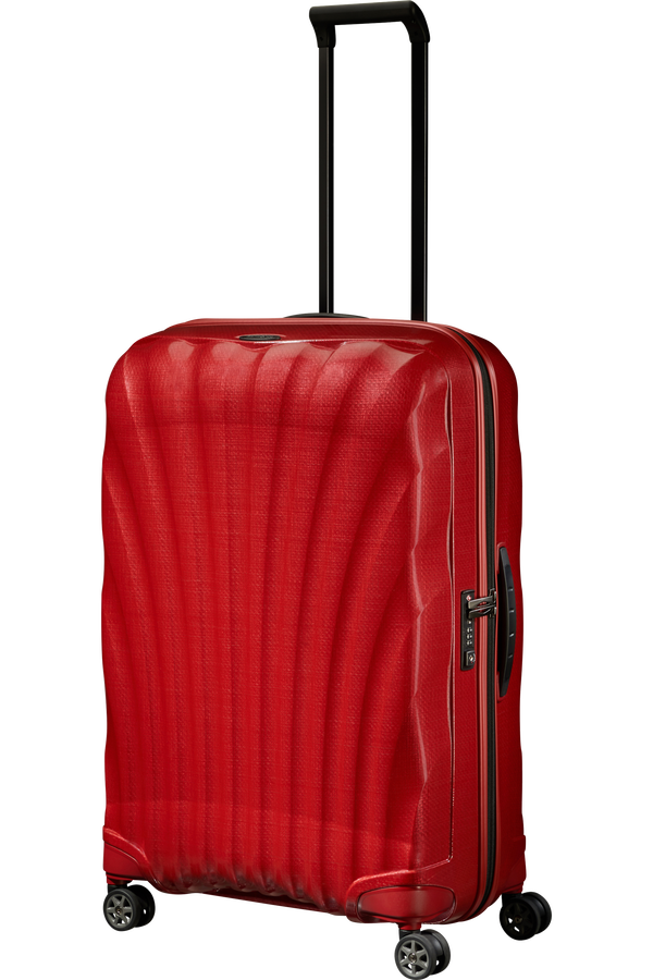 Samsonite C-Lite Spinner 75cm  Chilirød