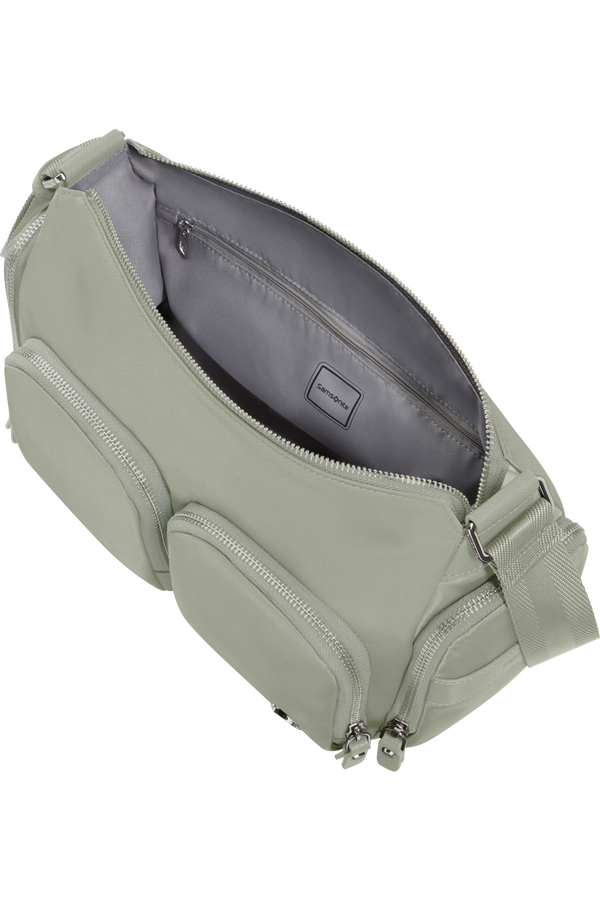 Samsonite Karissa Evo Shoulder Bag Multi Pkt  Salviegrønn
